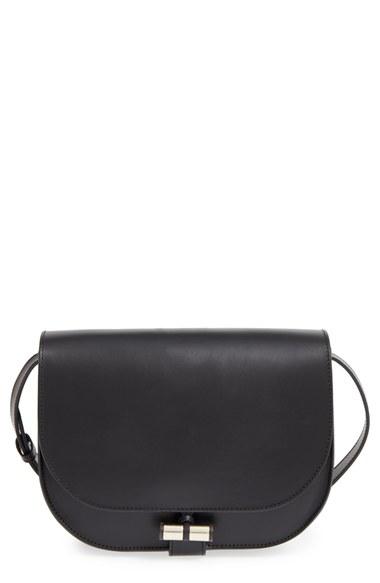A.p.c. 'sac June' Leather Shoulder Bag - Black