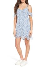 Women's Lush Strappy Lace Cold Shoulder Dress