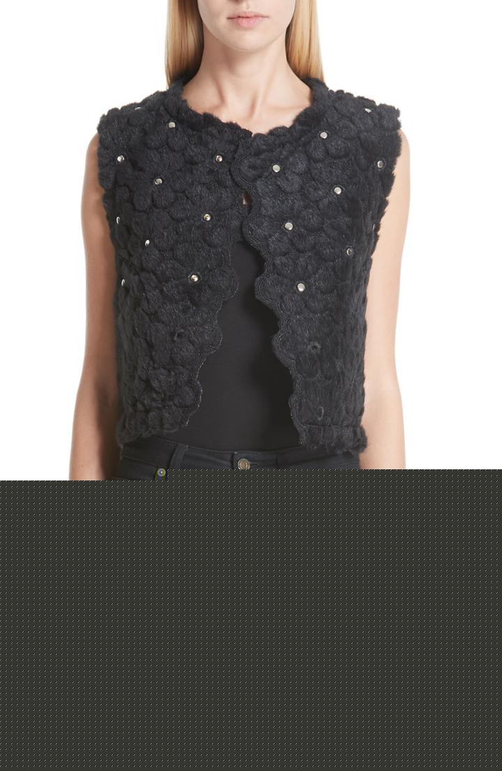 Women's Pam & Gela Stripe Sleeve Track Jacket - Black