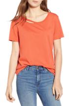 Women's N:philanthropy Harlow Destroyed Tee - Red