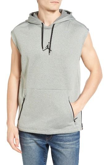 Men's Nike Jordan 360 Therma Sphere Max Hoodie - Grey