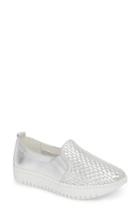 Women's Bernie Mev. Stretch Woven Platform Sneaker Us / 37eu - Metallic