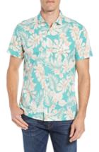 Men's Tori Richard Waimea Trim Fit Sport Shirt - Blue
