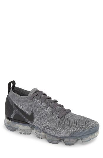 Men's Nike Air Vapormax Flyknit 2 Running Shoe .5 M - Grey