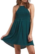 Women's Volcom Haute Stone Cover-up Dress - Blue/green