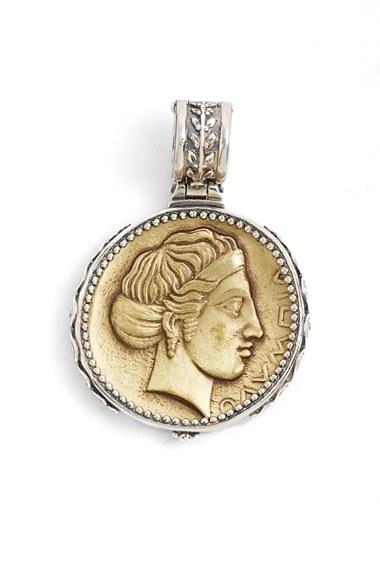 Women's Konstantino 'kerma' Coin Pendant