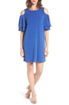 Women's Halogen Cold Shoulder Shift Dress - Blue