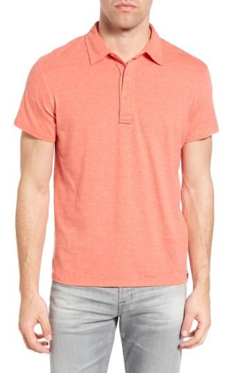 Men's Grayers Hartford Slub Jersey Polo, Size - Red