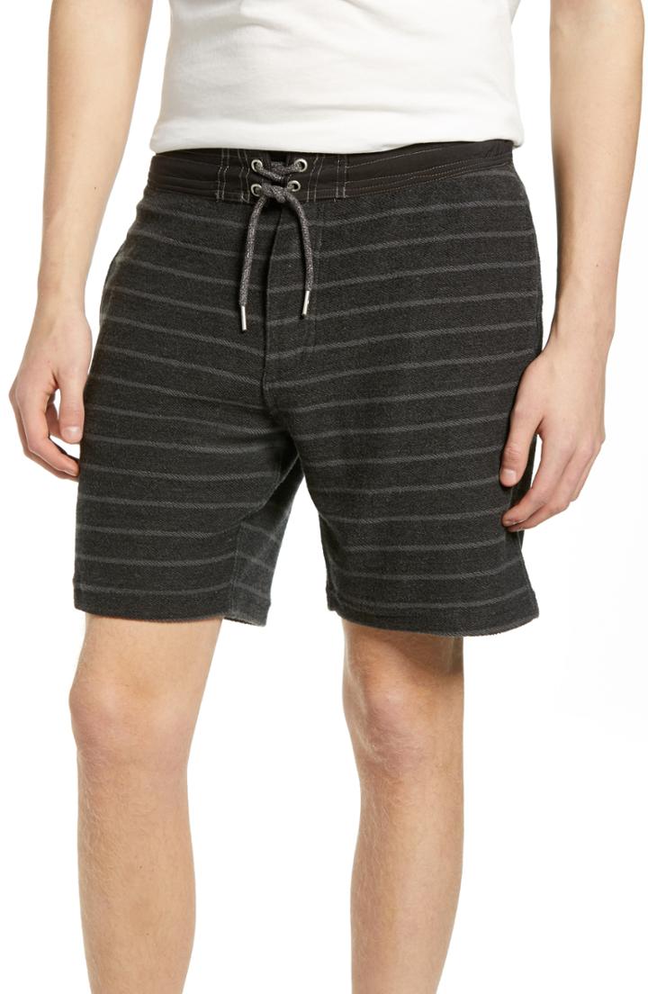 Men's Quicksilver Shonan Peak Fleece Drawcord Shorts - Grey