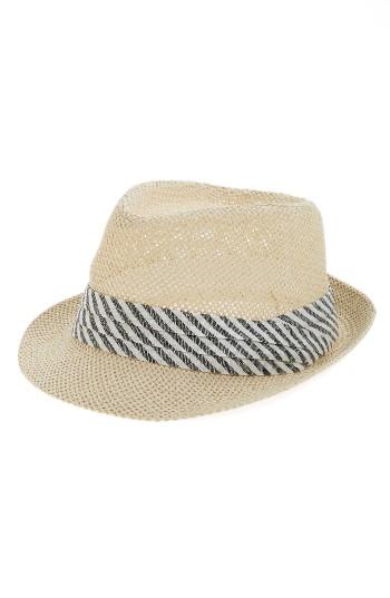 Women's Amici Accessories Straw Fedora -