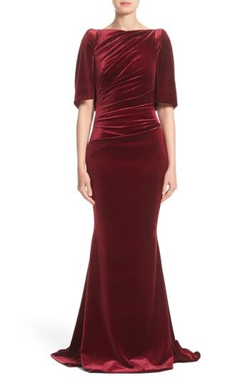 Women's Talbot Runhof Velvet Mermaid Gown