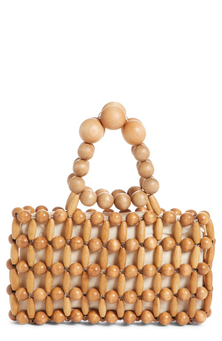 Cult Gaia Cora Clutch - Brown
