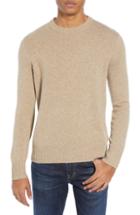 Men's J.crew Rugged Merino Wool Blend Sweater - Brown