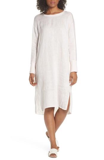 Women's Caara Rata Linen Shift Dress - Pink