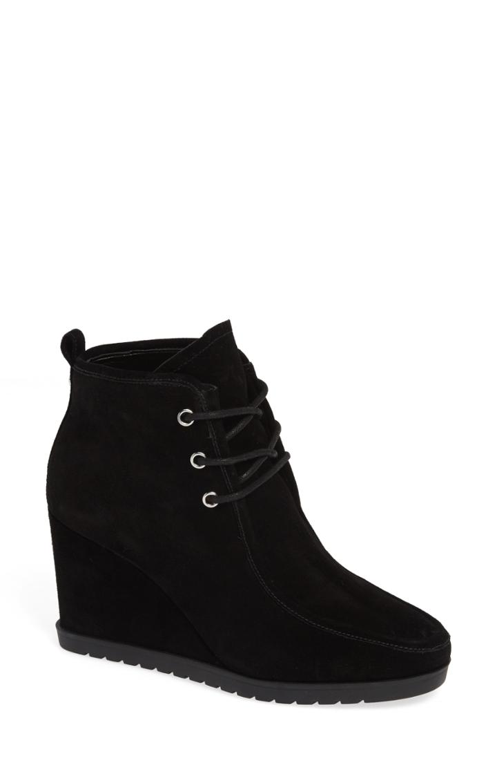 Women's Michael Michael Kors Tamara Wedge Bootie M - Black