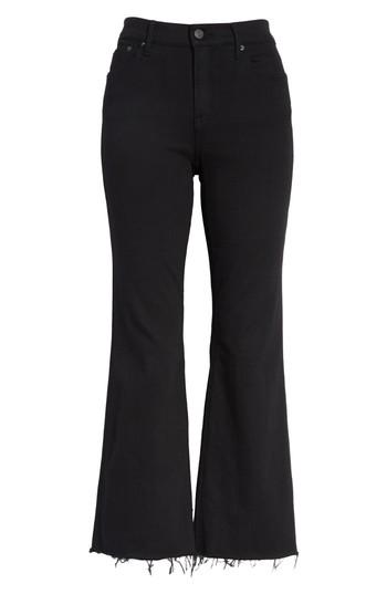 Women's Grlfrnd Joan Crop Flare Jeans - Black