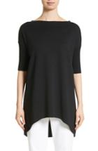 Women's St. John Collection Milano Knit Tunic, Size - Black