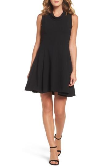 Women's Taylor Dresses Fit & Flare Dress - Black