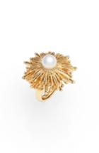 Women's Oscar De La Renta Imitation Pearl Ring