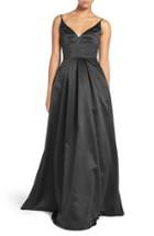 Women's Hayley Paige Occasions Sweetheart Neck Satin A-line Gown
