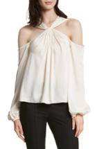 Women's Elizabeth And James Minnie Twist Front Cold Shoulder Top