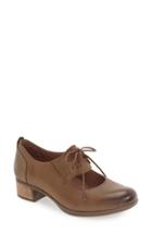 Women's Dansko 'linda' Lace-up Pump .5-6us / 36eu M - Brown