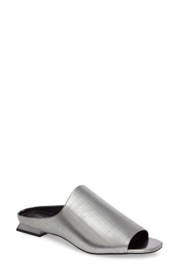Women's Calvin Klein Mabel Open Toe Mule M - Metallic