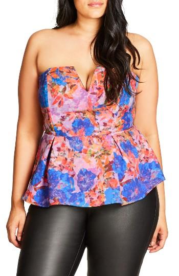 Women's City Chic Strapless Top