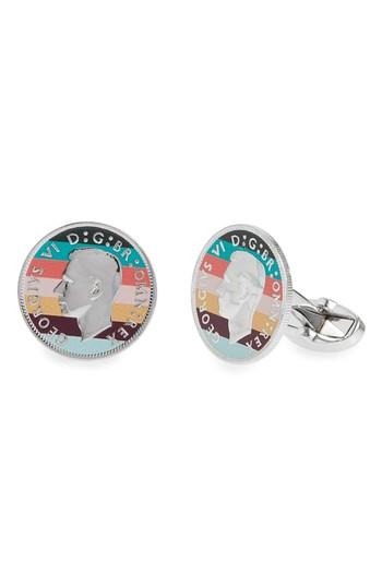Men's Paul Smith Coin Cuff Links
