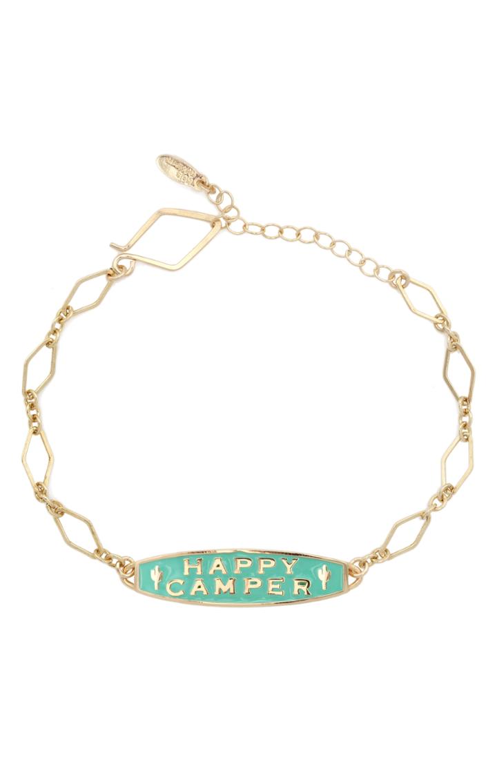 Women's Kris Nations Happy Camper Bracelet