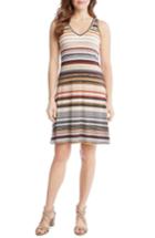 Women's Karen Kane Brigitte Zigzag Stripe Dress - Orange