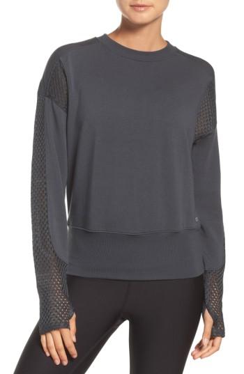 Women's Alo Formation Pullover - Metallic