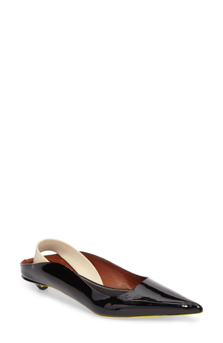 Women's Proenza Schouler Wave Pointy Toe Pump Us / 37eu - Black