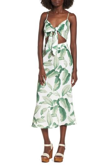 Women's Show Me Your Mumu Moby Tie Maxi Dress - Green