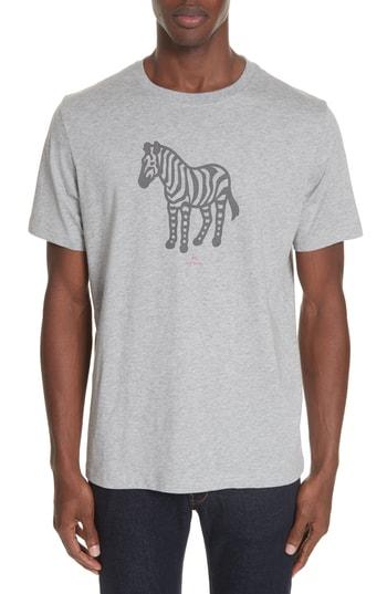 Men's Ps Paul Smith Zebra Organic Cotton T-shirt - Beige