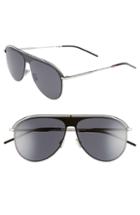 Men's Dior 59mm Polarized Aviator Sunglasses - Black Palladium