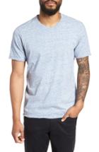 Men's Good Man Brand Slim Fit V-neck T-shirt, Size - Blue