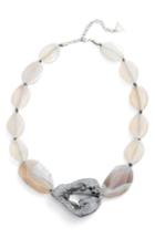 Women's Serefina Agate & Drusy Statement Necklace