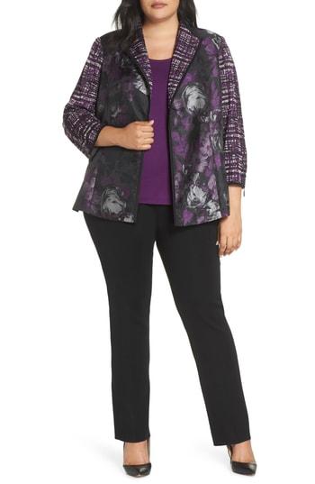 Women's Ming Wang Contrast Jacket