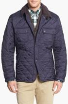 Men's Barbour 'tinford' Regular Fit Quilted Jacket - Blue