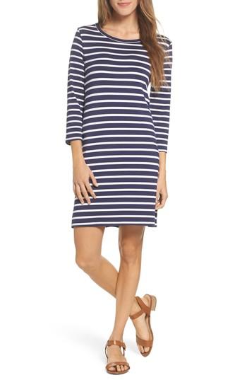 Women's Bb Dakota Adelene Stripe Knit Shift Dress - Blue