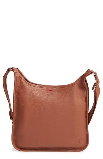 Ed Ellen Degeneres Leather Crossbody Bag - Brown