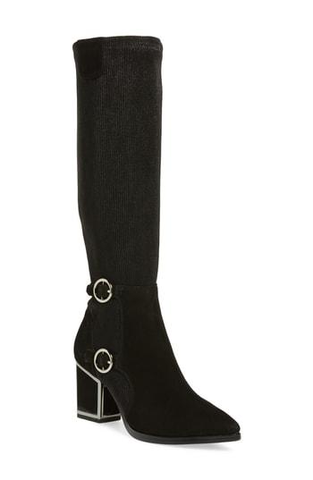Women's Aquadiva Ivey Waterproof Knee High Boot M - Black