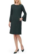 Women's Lafayette 148 New York Paloma Shift Dress - Green