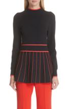 Women's Lela Rose Stripe Knit Top - Blue