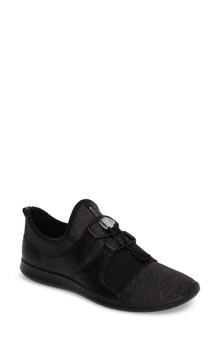 Women's Ecco Sense Toggle Sneaker -5.5us / 36eu - Black