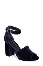 Women's Joie Lahoma Block Heel Sandal Us / 35eu - Blue