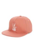 Men's Rvca Grims Embroidered Cap - Orange