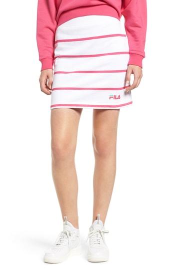 Women's Fila Liri Stripe Skirt - White