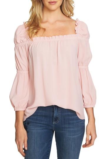 Women's Cece Ruffle Blouse - Pink